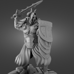 General Akkari 38mm Miniature